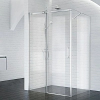 Душевой уголок BelBagno Acqua 100x80 см с прозрачным стеклом