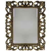 Зеркало прямоугольное с фацетом, цвет бронза, Tessoro Isabella 75