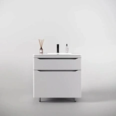 Тумба под раковину напольная Style Line Марелла Люкс Plus 70 см белый матовый антискрейтч