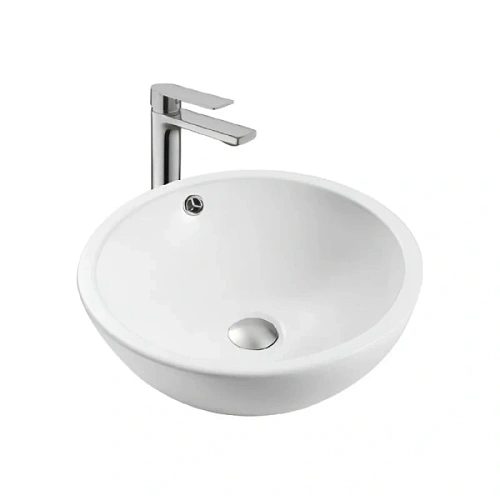 Раковина Акватек 44 см белая матовая - фото 4