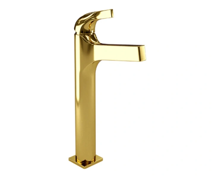 Смеситель для раковины WasserKRAFT Sauer золото 7103H (детальная фотография)