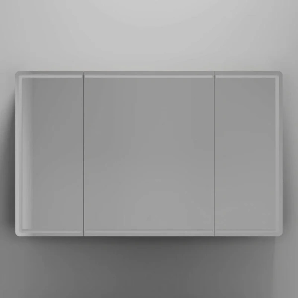 Зеркальный шкаф с подсветкой Sancos Mirror 120 см дуб галифакс MI120EG (детальная фотография), светло-коричневые