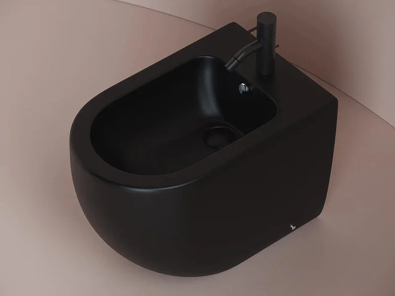 Биде напольное Ceramica Nova Metropol черное CN4005MB (детальная фотография), в наличии