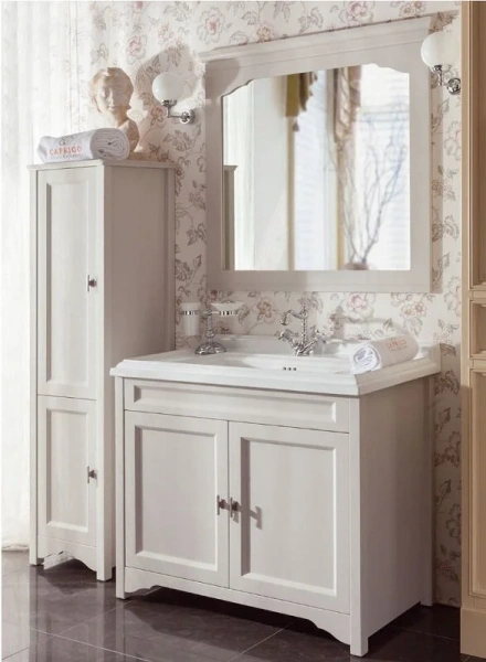 Шкаф-пенал напольный Caprigo Preston 44 см керамик, левый 33950L-TP812 (детальная фотография), по запросу