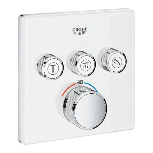 Смеситель для душа Grohe Grohtherm SmartControl термостатический белый - фото 1