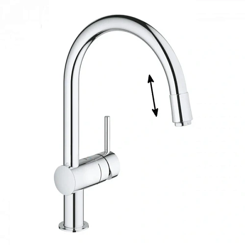 Смеситель для кухни, хром EcoJoy, Grohe Minta 3291800E - фото 2