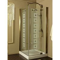 Душевой уголок, профиль золото, Eurodesign