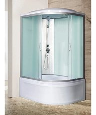 Душевая кабина River Desna XL 100x80 см левосторонняя, стекло матовое