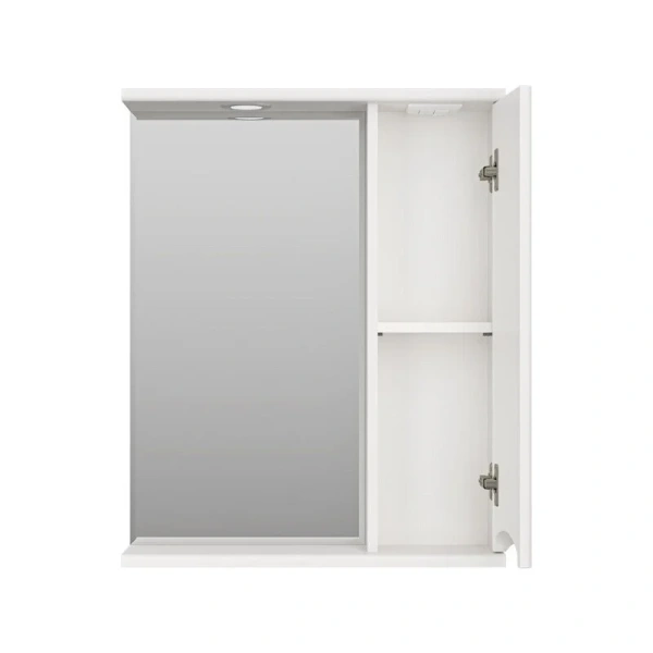 Зеркальный шкаф Misty Атлантик 60 см левый П-Атл-4060-010Л (детальная фотография), белые