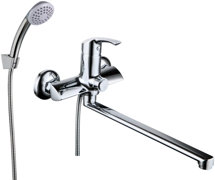 Смеситель для ванны, хром Lemark Plus Strike LM1157C (детальная фотография)