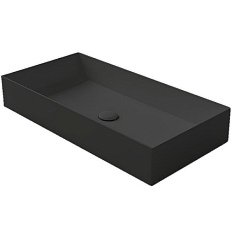 Раковина Simas Agile 80 см чёрный матовый