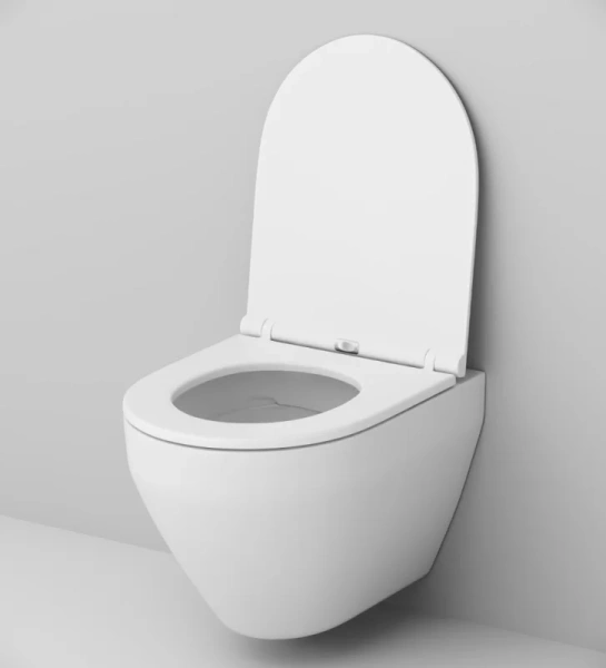 Унитаз с инсталляцией Am.Pm Spirit IS302 с сиденьем микролифт и клавишей (детальная фотография), по запросу