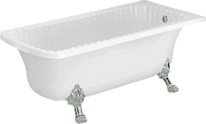 Ванна из искусственного камня Migliore Olivia Angolare 174х80 см фурнитура хром