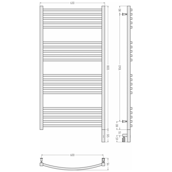 Схема (детальная фотография), лесенка, вертикальные