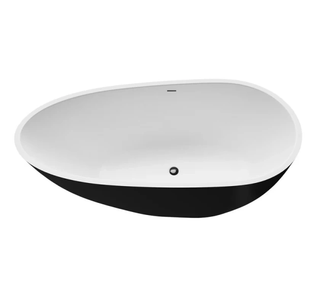 Ванна акриловая Grossman Fly 170x80 см черная матовая GR-1102MB (детальная фотография), 170x80 см