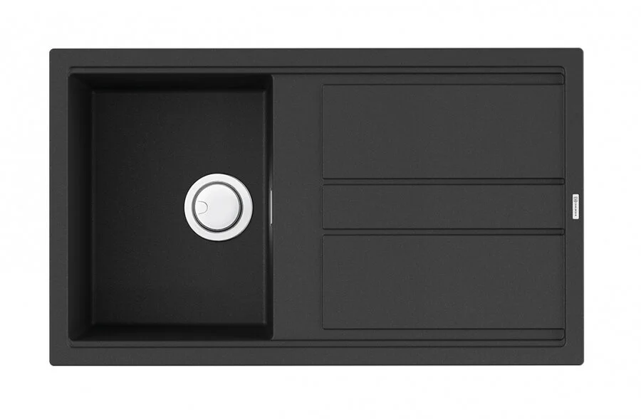 Мойка для кухни Omoikiri Kitagawa 86-GB 86 см графит 4993808 (детальная фотография)