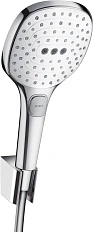 Душевой комплект Hansgrohe Raindance Select E белый/хром