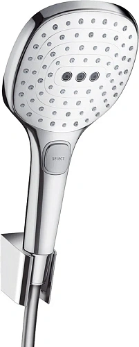 Душевой комплект Hansgrohe Raindance Select E белый/хром - фото 2