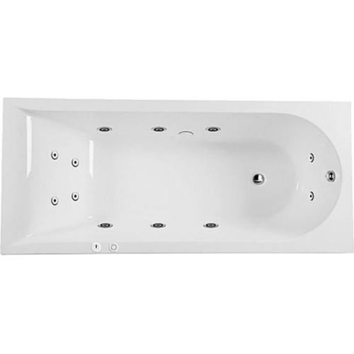 Ванна акриловая гидромассажная Evo Plus 170х75 см AM.PM Inspire W5AW-170-075W2D64 (детальная фотография)