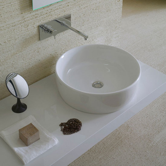 Раковина накладная Globo Bowl+ GE048 GE048.BI (детальная фотография), накладные (на столешницу)