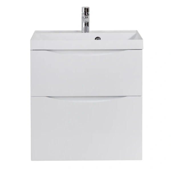 Тумба под раковину подвесная BelBagno Marino 70 см bianco lucido MARINO-H60-700-2C-SO-BL-P (детальная фотография)