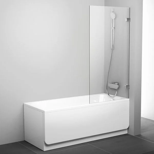 Шторка для ванной Ravak Brilliant BVS1 80x150 см профиль хром 7U840A00Z1 (детальная фотография)