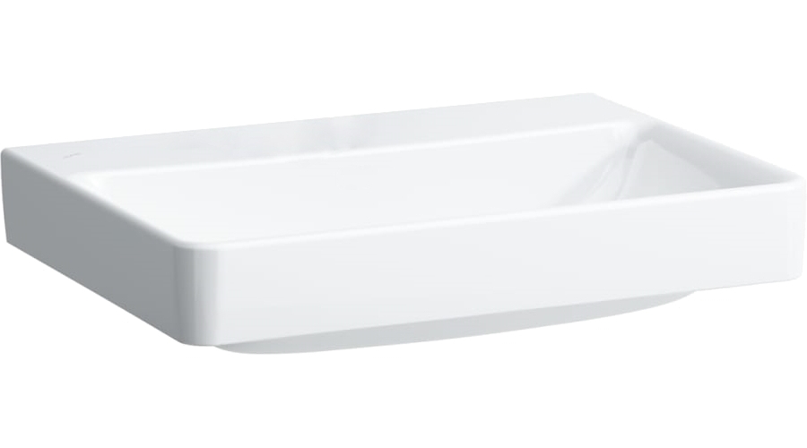 Раковина Laufen Pro S 65 см без отверстия для смесителя, без отверстия перелива 8.1096.4.000.112.1 (детальная фотография), современные, hi-tech