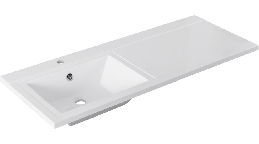 Раковина над стиральной машиной Aquanet Персона 120 см левосторонняя 169618 (детальная фотография)