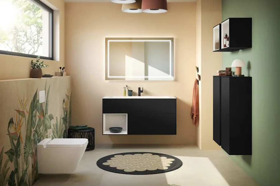Клавиша смыва Villeroy & Boch ViConnect белая 92249068 (детальная фотография), слив эконом-стандарт с двумя клавишами