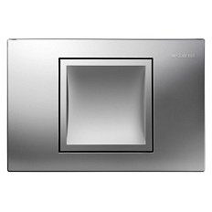 Смывная клавиша, цвет хром матовый, Geberit Delta 40