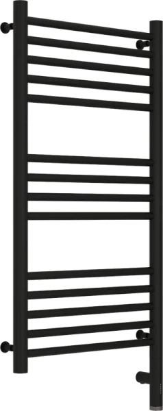 Полотенцесушитель электрический Сунержа Богема 3.0 40х80 см правый черный матовый 31-5805-8040 (детальная фотография)