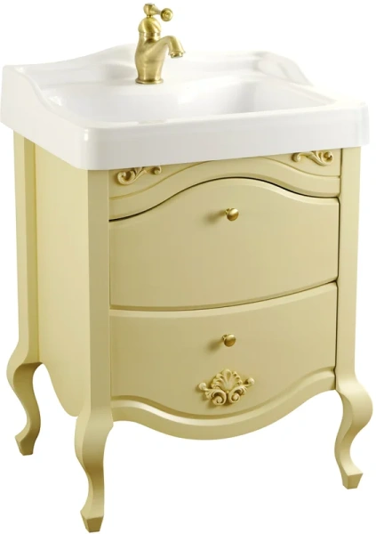 Тумба под раковину напольная Migliore Impero 60 см Decape Sabbia 25970 (детальная фотография), классика, ретро