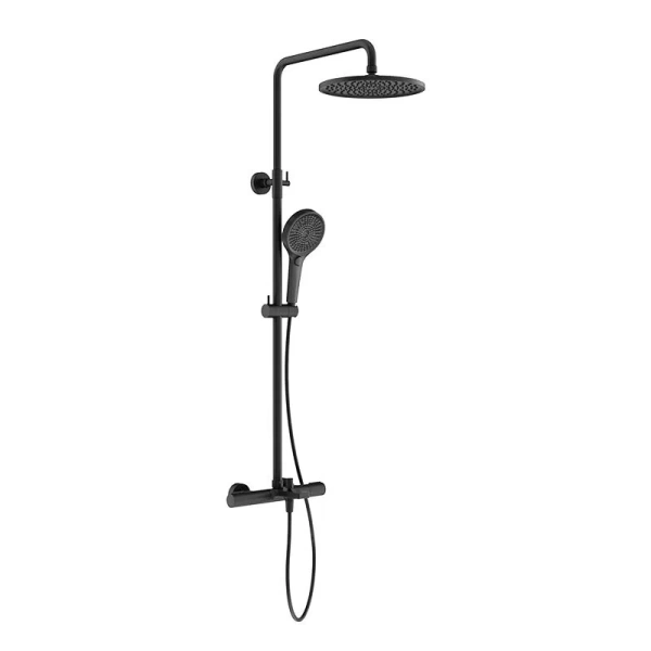 Душевая стойка Sancos Etna черная матовая SC9008MB (детальная фотография)