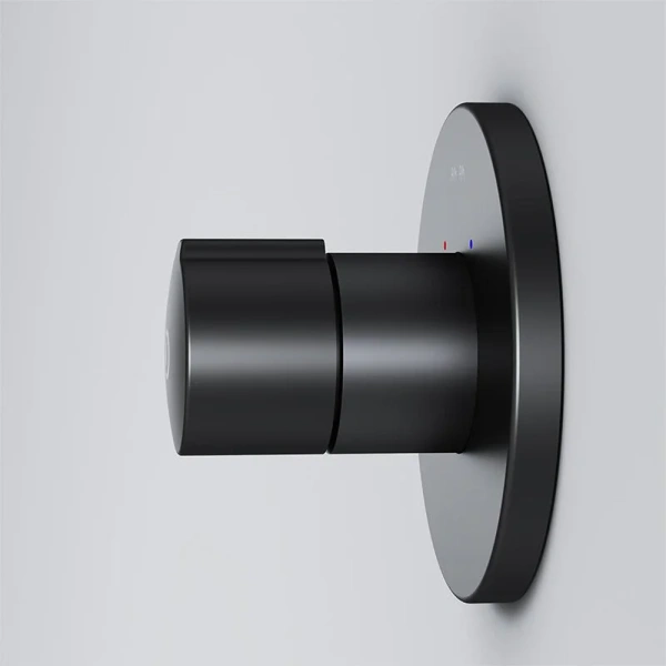 Смеситель для душа Am.Pm X-Joy черный матовый F85A65722 (детальная фотография), порционно нажимные