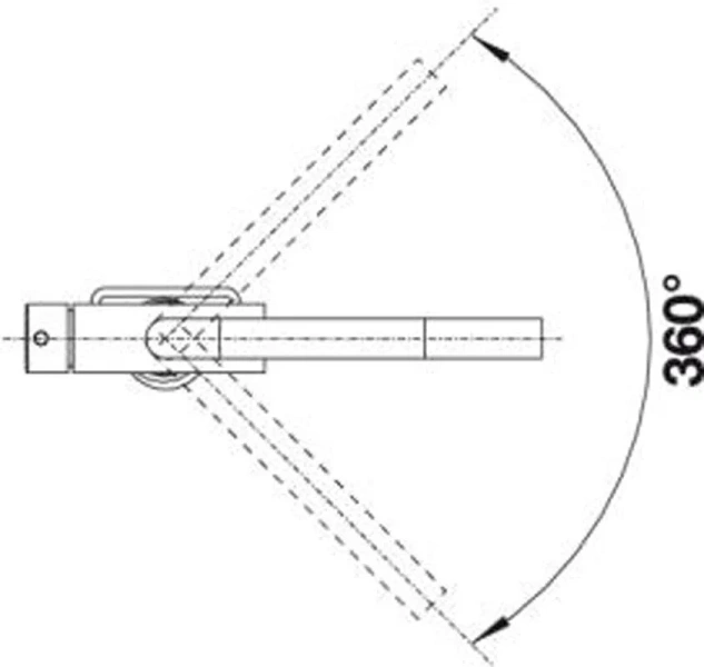Смеситель для питьевой воды Blanco Fontas II алюметаллик 525140 (детальная фотография), современные, hi-tech