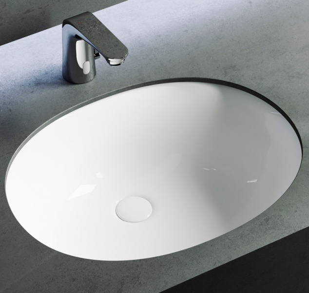 Раковина Ceramica Nova Element 56 см белая CN6043 (детальная фотография), современные, hi-tech