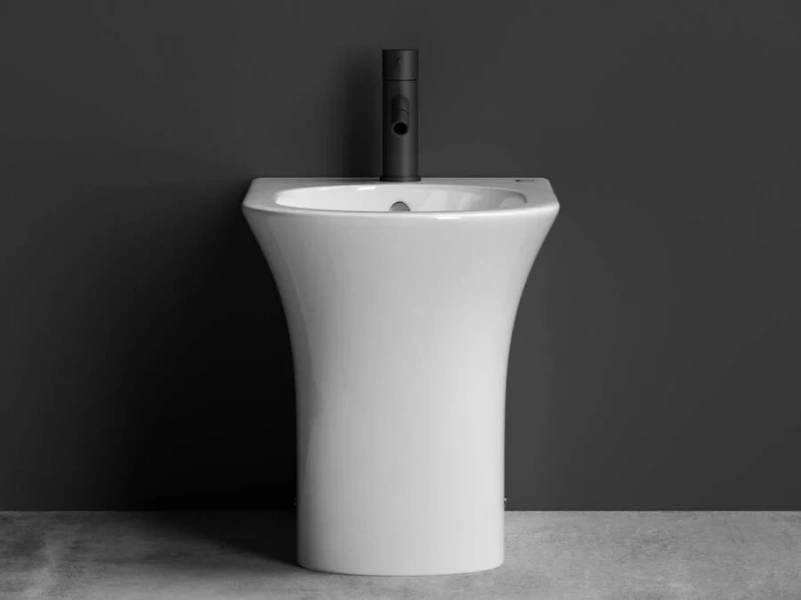 Биде напольное Ceramica Nova Star белое CN1906 (детальная фотография) index_1