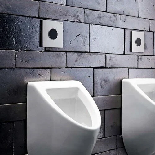 Клавиша смыва Geberit Sigma 01 хром матовый 116.021.46.5 (детальная фотография), металлические