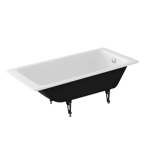 Ванна чугунная Delice Parallel 180x80 с ручками DLR220506R-AS (детальная фотография), в наличии