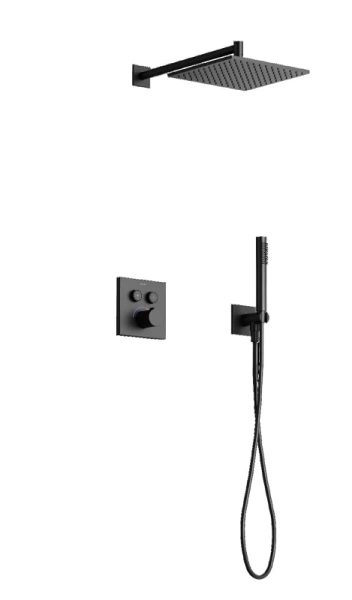 Душевой комплект Sancos Linn черный матовый SC9022MB (детальная фотография)