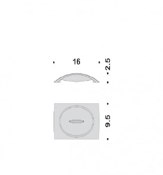 Мыльница Colombo Link настольная B2440 (детальная фотография), современные, hi-tech
