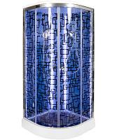Душевая кабина Deto BM 90х90 см с led подсветкой