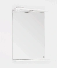 Зеркало с подсветкой Style Line Инга 50 см с полкой