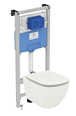 Унитаз с инсталляцией Ideal Standard ProSys Tesi с горизонтальным выпуском