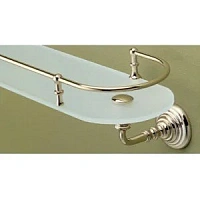 Полка со стеклом для ванной, цвет светлое золото, Devon&Devon Chelsea