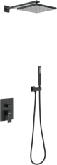 Душевой комплект BERGES Ventas черный матовый