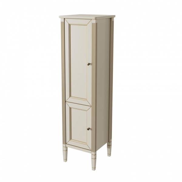 Шкаф-пенал напольный Caprigo Albion Promo 43 см Grigio Bianco, левый 33351L-В077 (детальная фотография)