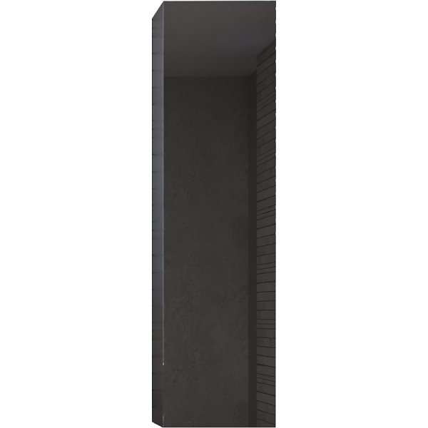 Шкаф-пенал подвесной Velvex Felay 33 см черный глянцевый ppFEL.120-213.44 (детальная фотография)