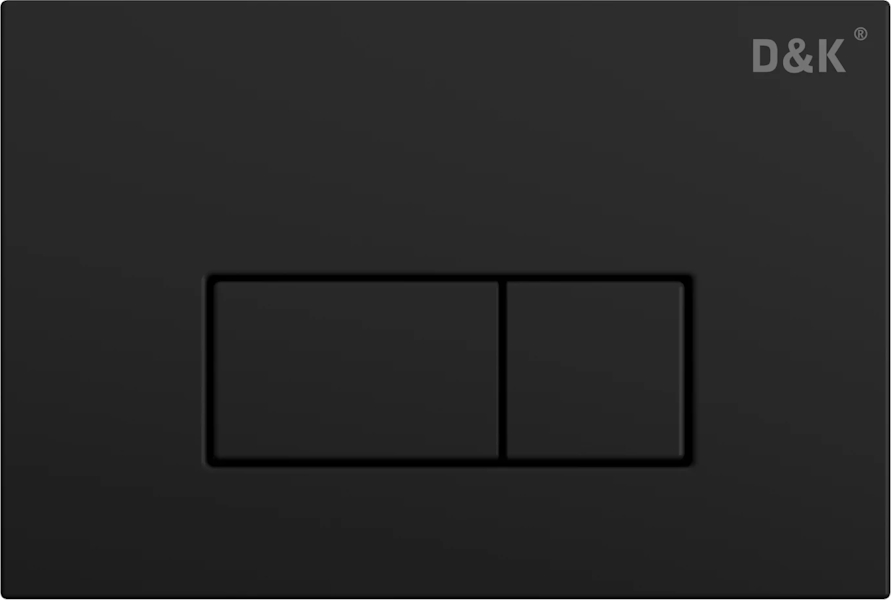 Клавиша смыва D&K Rhein черная DB1499025 (детальная фотография)