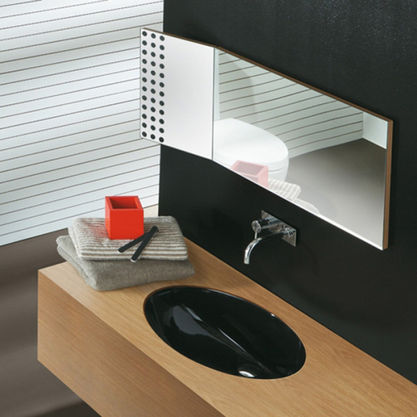 Раковина Simas Lft Spazio 66 см черный глянцевый LFT 74 NE (детальная фотография)